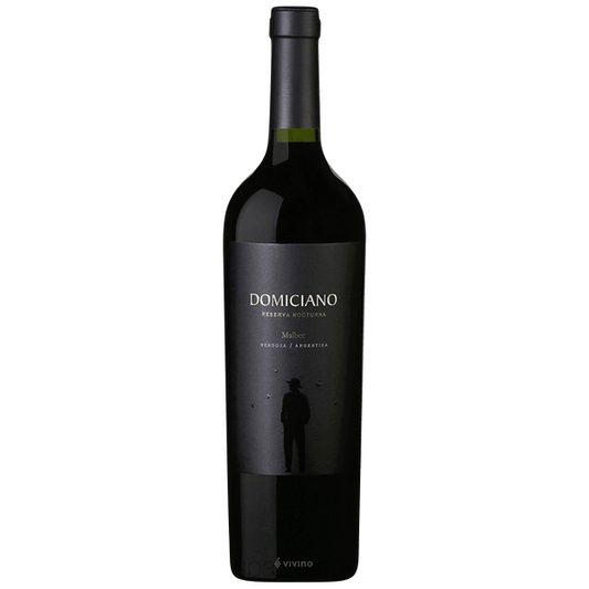 Domiciano Reserva Nocturna Malbec Premium Red Wine - Mendoza, Argentina
