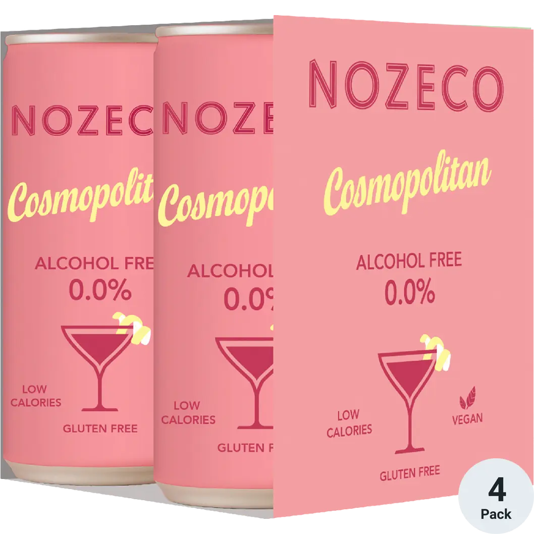 NOZECO NON-ALCOHOLIC COSMOPOLITAN – 4 PACK